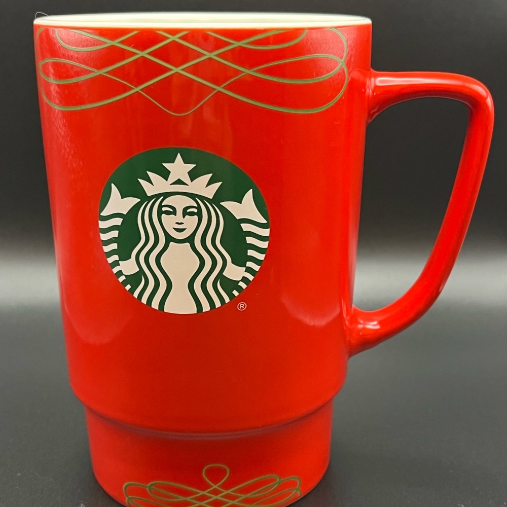 Starbucks Red Holiday Christmas 2020 Tall Ceramic Mug 20 Ounce